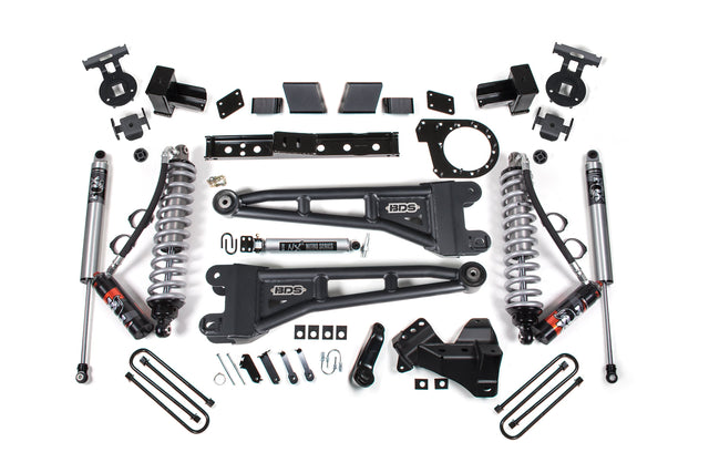 7 Inch Lift Kit w/ Radius Arm | FOX 2.5 Coilover Conversion - Performance Elite | Ford F350 Super Duty DRW (23-26) 4WD | Diesel BDS Suspension