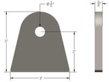 3/8" Thick Flat Bottom Link Tab