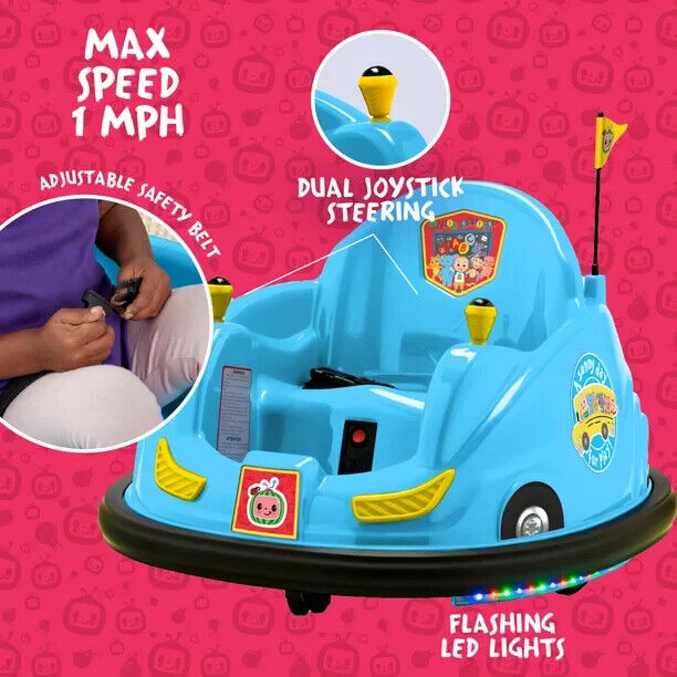 Flybar 6V Electric Bumper Car Ride-On with Charger Included