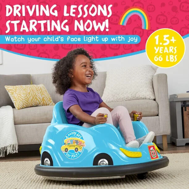 Flybar 6V Electric Bumper Car Ride-On with Charger Included