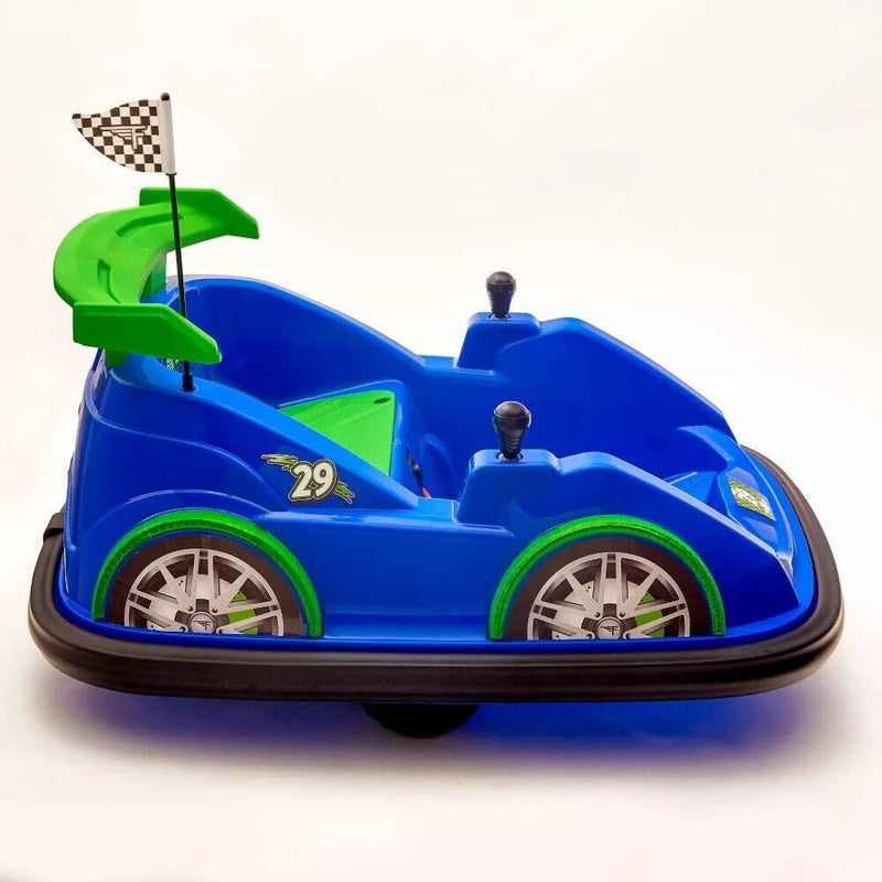 FLYBAR FUNPARK Racer BUMPER CAR Battery-Powered Ride On BUMPER CAR - Affordable Fun for All Ages!
