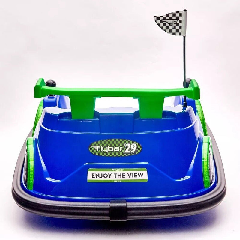 FLYBAR FUNPARK Racer BUMPER CAR Battery-Powered Ride On BUMPER CAR - Affordable Fun for All Ages!