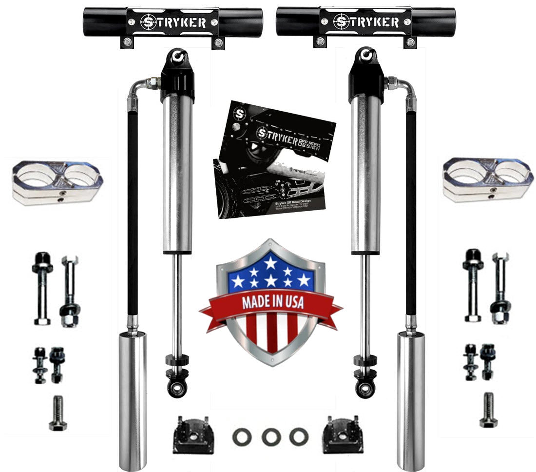 2.5" F450 REAR - Reservoir Shock Kit for 10" to 12" lifted 2017 to 2022 Super Duty Stryker Off Road Design