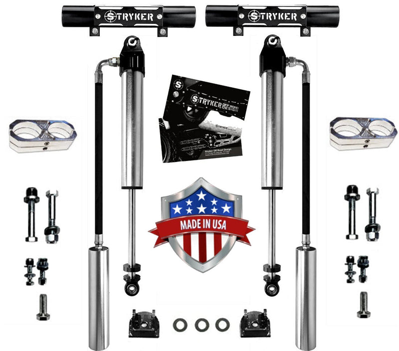 2.5" F450 REAR - Reservoir Shock Kit for 10" to 12" lifted 2017 to 2022 Super Duty Stryker Off Road Design