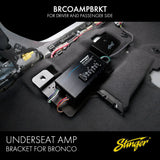 Stinger Under Seat Amplifier Mounting Bracket I '21- Current Ford Bronco