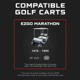 EZGO 36V Golf Cart Charger - Marathon - SB50 Anderson Plug - Lead Acid - PRO VERSION FORM Charge