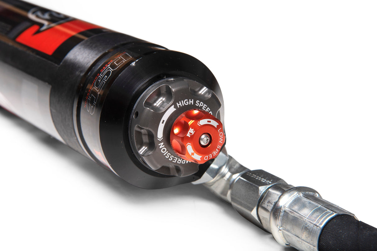 FOX 2.5 Coilover Shocks w/ DSC Reservoir Adjuster | 0-3 Inch Lift | Performance Elite Series | Ford F150 (14-20) 4WD FOX