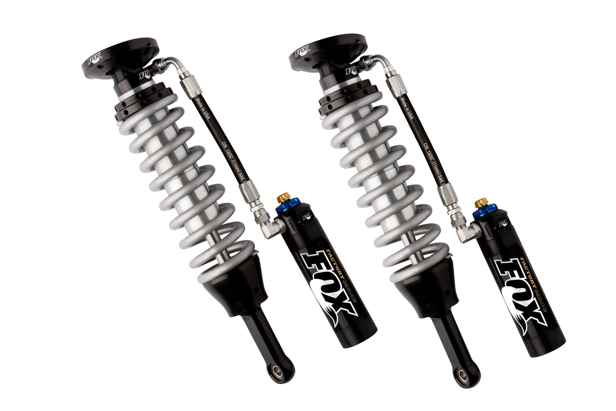FOX 2.5 Coilover Shocks w/ DSC Reservoir Adjuster | 0-2 Inch Lift | Factory Series | Ford F150 (15-25) 4WD FOX