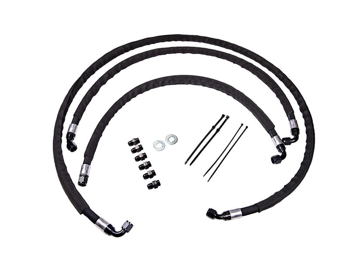 Fleece Transmission Cooler Line Set, 2017-2019 6.6L Duramax L5P Fleece Performance