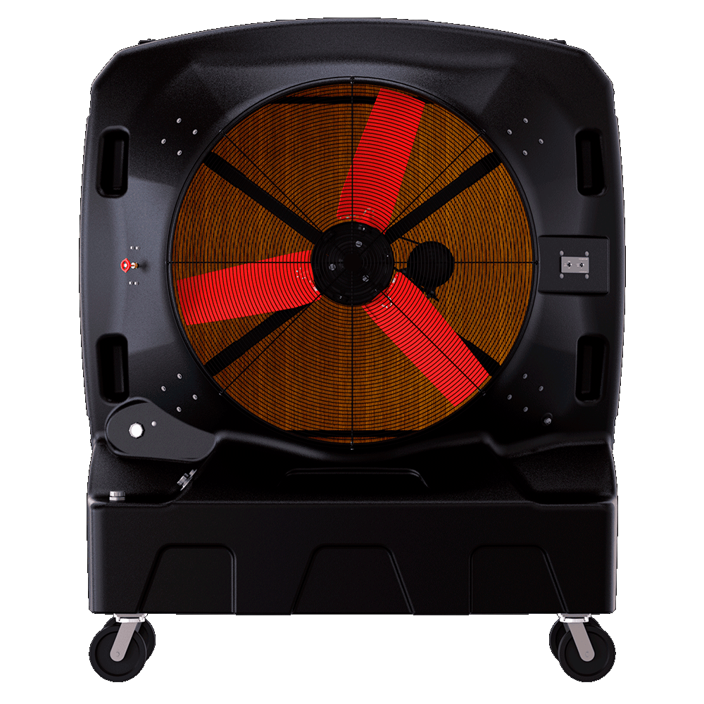 Industrial Evaporative Cooler - S&B Large - Cools 6,000 Sq Ft - 85-Gal Tank - Portable S&B