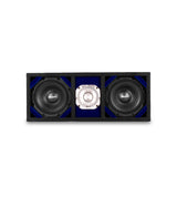 KTPONV2-206BLUE / DUAL 6" BLUE LOADED PORTED BOX + 1 TWEETER Comando Audio Inc.