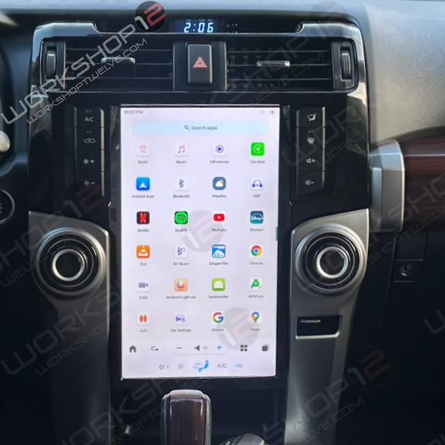 Toyota 4Runner 2009-2019 Workshop 12 Tesla-Style Screen Workshop 12