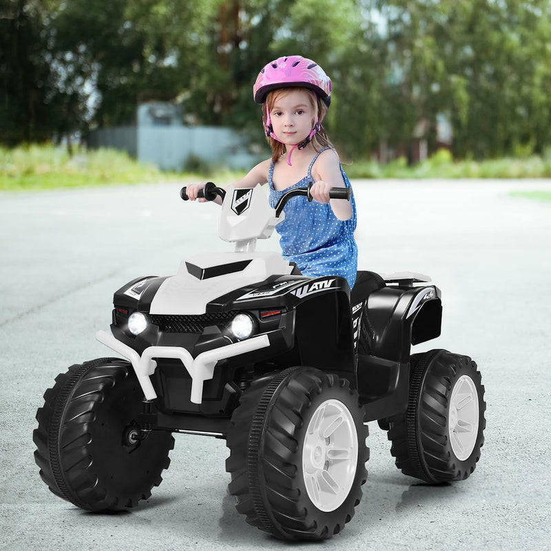 Fun and Interactive 13.6 Inch Ride-On Car for Kids Ages 3-7 with LED Lights, Music, and Adjustable Speed Settings