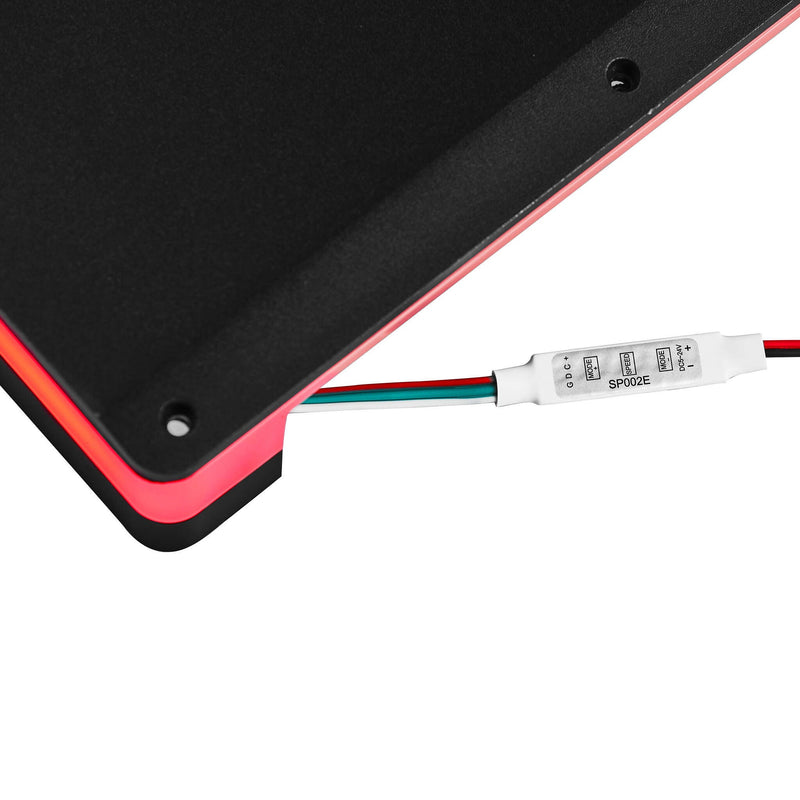 Flush Mount / Surface Mount 4 Channel Class D Amplifier With Acrylic Cover for Custom Installation 4 X 180 Watts RMS @ 4 Ohm