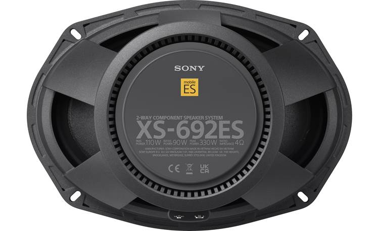 Sony XS-692ES Mobile ES Series 6"x9" 2-way component speaker system