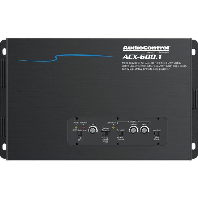 AudioControl ACX-600.1 600W RMS Monoblock Marine Amplifier AudioControl