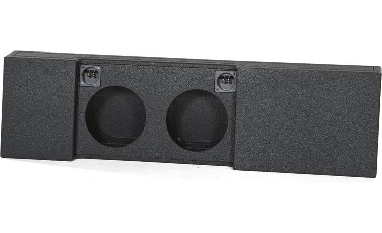SPL Boxes SB362-212V-BL Custom-fit dual 12" ported subwoofer enclosure — fits 09-up Ford F-150 or 17-up F-250/350 SuperCrew trucks