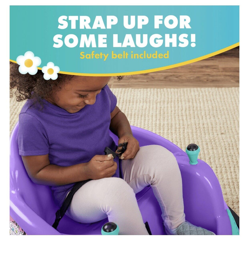 Gabby's Dollhouse 6V Bumper Car: Fun Ride with LED Lights