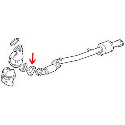 O2 Housing to Mid Pipe Gasket