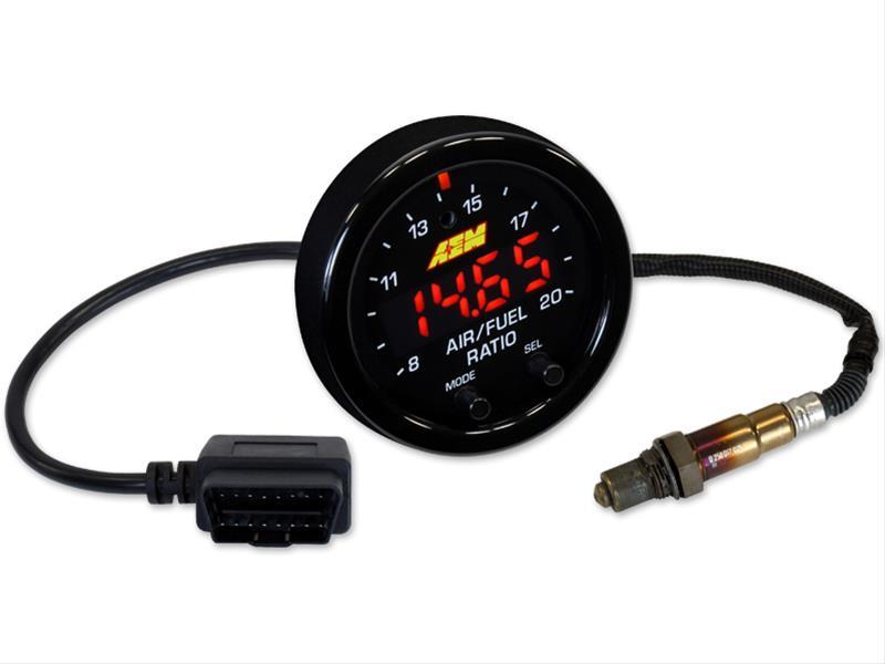 AEM Wideband UEGO X-Series AFR Sensor Controller Gauge - w/ OBDII