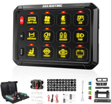 12-Gang Switch Panel With RGB And Remote Control Bluetooth App GGLighting