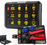 12-Gang Switch Panel With RGB And Remote Control Bluetooth App GGLighting