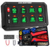 8-Gang Switch Panel With RGB And Remote Control Bluetooth App GGLighting