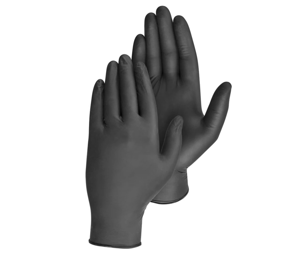 4 Mil Nitrile Gloves (Box of 100 Gloves)