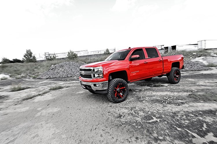 7 Inch Lift Kit | Bracket | M1 Struts/M1 | Chevy/GMC 1500 (14-16)