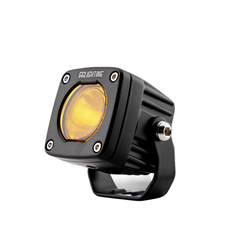 GP5 Single LED Pod Light Amber + Free Clear Lens by GG Lighting