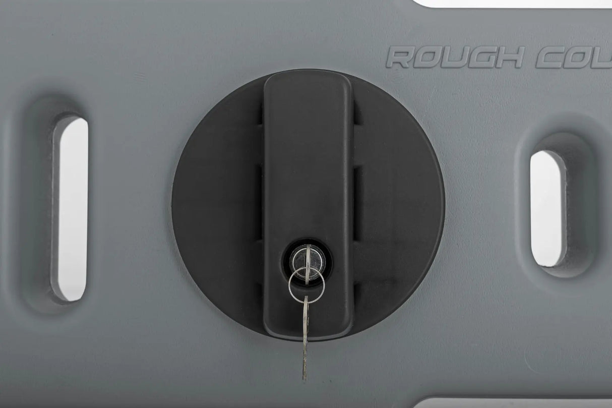 Rough Country Flat Fluid Container with Lockable Mount 10L 99062A