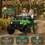 2-Seater Electric Ride-On Jeep for Kids with LED Lights and 24V Battery MagicCars