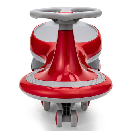 Gymax Kids' Red Wiggle Car with Flashing Wheels - Fun Ride-on Toy for Toddlers and Kids