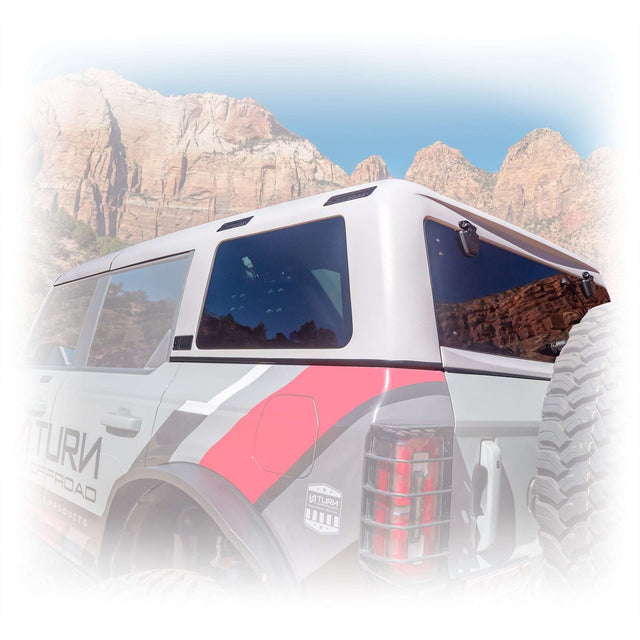 Hard Top for Ford Bronco 4-Door, White Gelcoat - 2021–2026 Ford Bronco 4-Door Turn Offroad