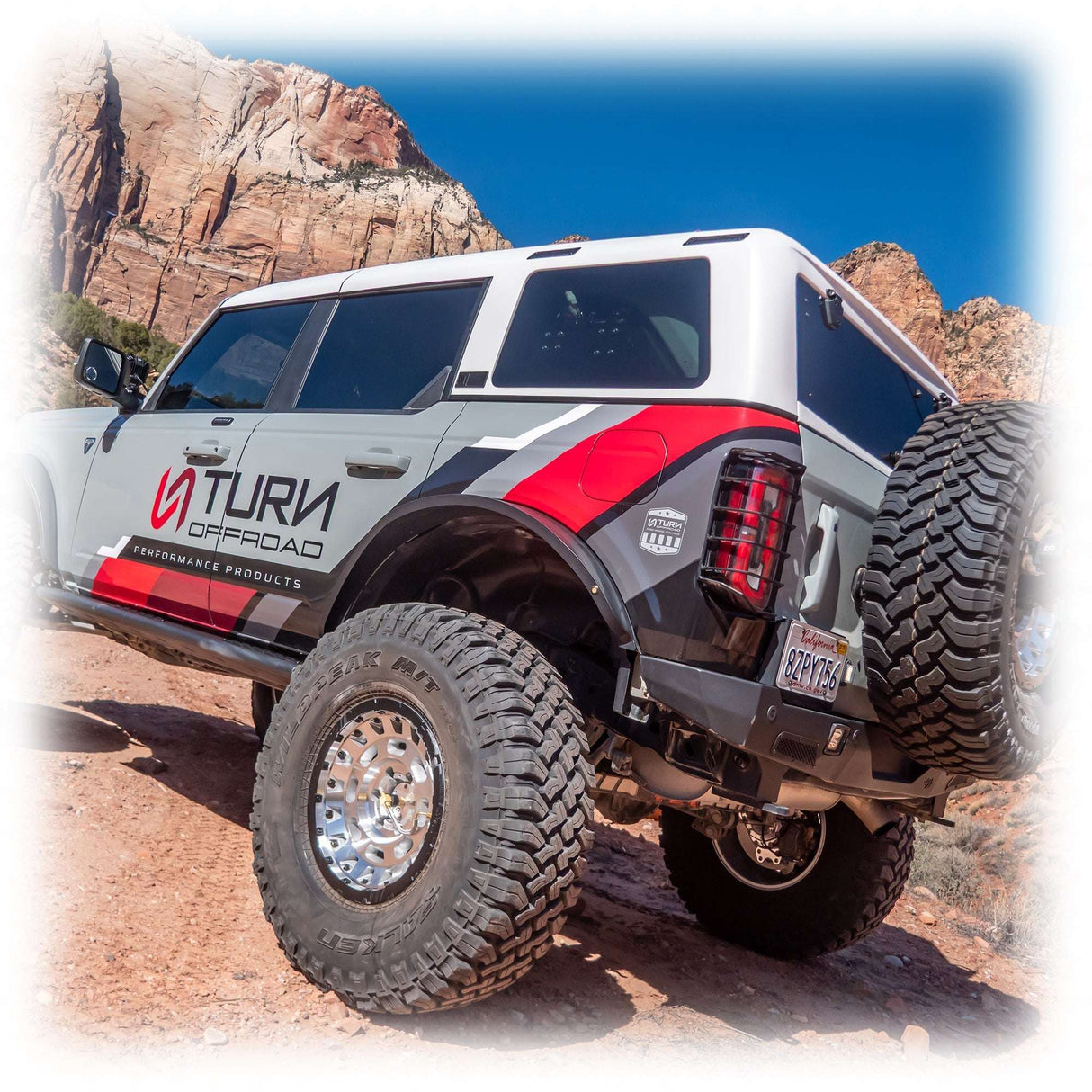 Hard Top for Ford Bronco 4-Door, White Gelcoat - 2021–2026 Ford Bronco 4-Door Turn Offroad