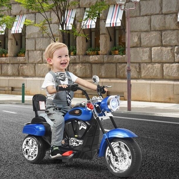 Harley Davidson Electric Child Motorcycle: Battery-Powered Ride-On Toy