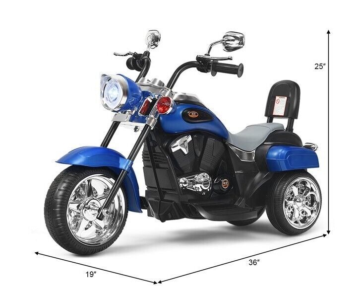 Harley Davidson Electric Child Motorcycle: Battery-Powered Ride-On Toy