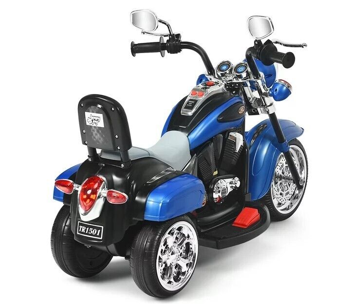 Harley Davidson Electric Child Motorcycle: Battery-Powered Ride-On Toy