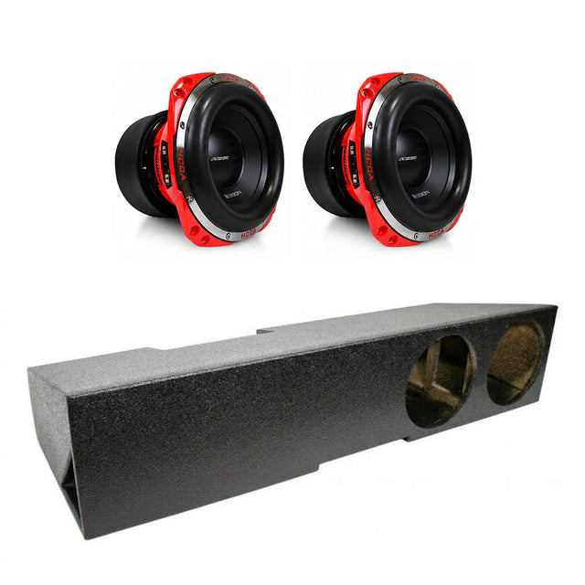 (2) Orion HCCA8 & Chevy Crew Cab 19-25 Dual 8" Subwoofer Box Combo Orion