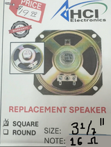 Reclaimed 3" replacement speaker, 5W at 16 ohms TekShack