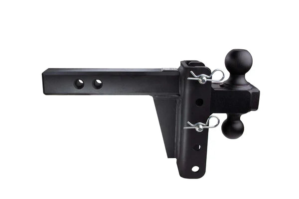 Heavy Duty 4” Drop/Rise Hitch 2" Box Steel Shank