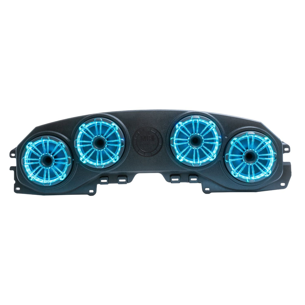 MB Quart Tuned Rear Soundbar with 8 Inch Compression Horn Speakers, Enclosure, with RGB LED Lighting option I '18-'23 JL Wrangler/ '20-'23 JT Gladiator