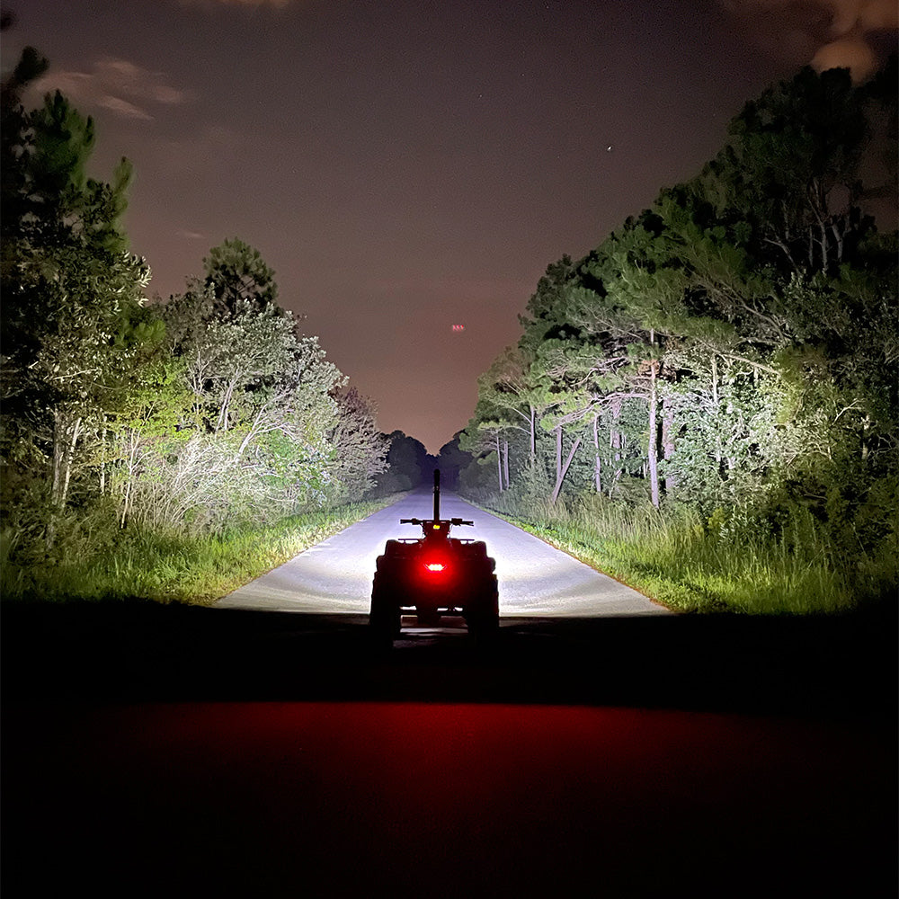 Dual Wide 8" LED Headlights for 2014+ Honda Rancher, Foreman, Rubicon