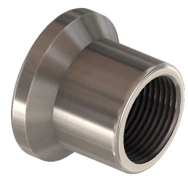 1 1/4-12 Heavy Wall Left Hand Thread Tube Insert for 1 1/2 Inch ID Tubing