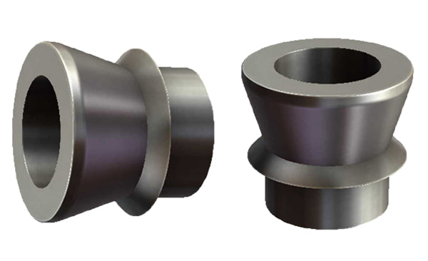 7/8" to 5/8" High Misalignment Spacer Zinc Plated Steel 2 Inch Mounting Width Pair