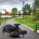 High-Speed Drift Ride-On Car for Kids with Music and LED Lights - 24V