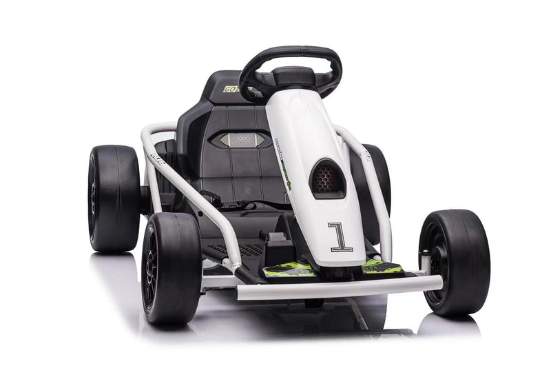 High-Speed Electric Go Kart with Music & Horn for Kids 8-12 Years - Drift in Style!