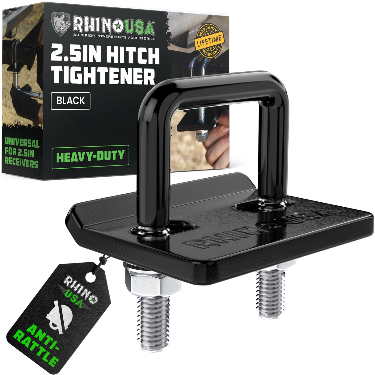 Anti-Rattle Hitch Tightener