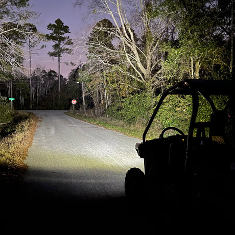 Dual Wide 8" LED Headlights for Honda Pioneer 520 Vessel Powersports
