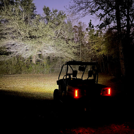 Dual Wide 8" LED Headlights for Honda Pioneer 500 Vessel Powersports